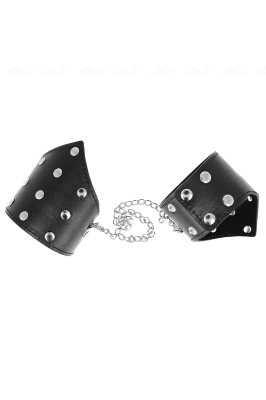 KINK - BRACCIALI STILE PUNTO NERO CON CATENA REGOLABILE 17-23 CM X 8