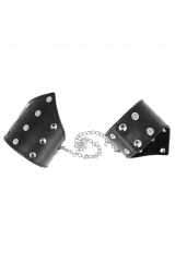 KINK - BRACCIALI STILE PUNTO NERO CON CATENA REGOLABILE 17-23 CM X 8