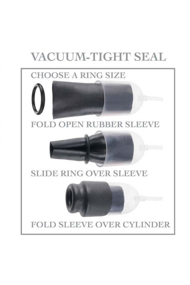 FETISH FANTASY SERIES - SERIE DI GHIANDOLE ASPIRANTI CON ANELLI POTENZIANTI