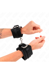 KINK - POGGIPOLSO CON FIBBIA STRASS NERO REGOLABILE 25-32 CM X 5