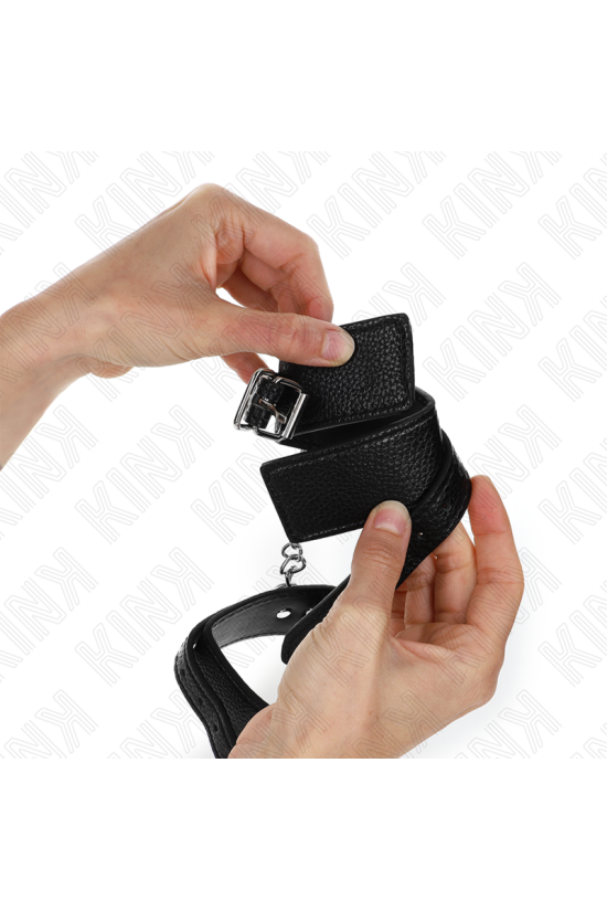 KINK - RESISTENZA DA POLSO CON MOTIVO SERPENTE NERO REGOLABILE 20-28 CM X 5