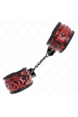 KINK - RESISTENZA DA POLSO CON MOTIVO A DIAMANTI ROSSO SCURO REGOLABILE 17-26 CM X 5