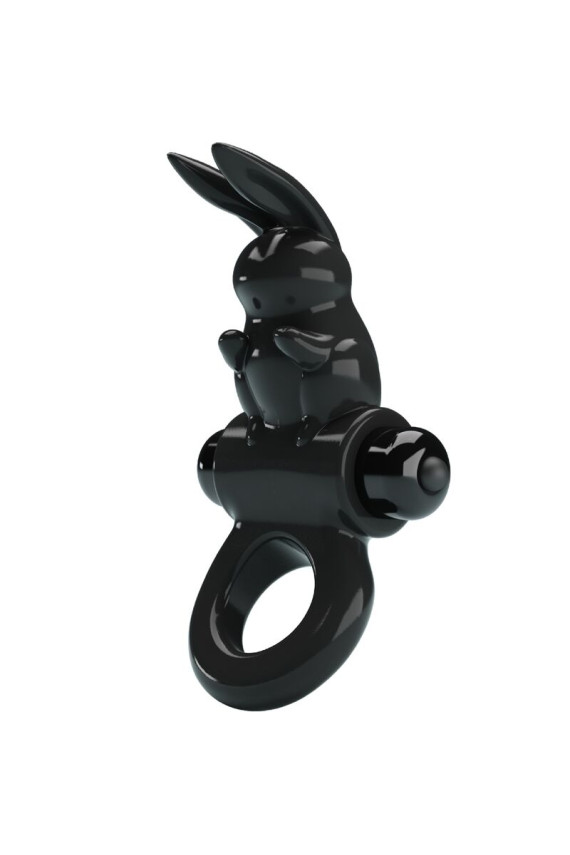 PRETTY LOVE - ANELLO VIBRATORE CONIGLIO ECCITANTE 10 VIBRAZIONI NERO