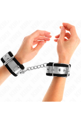 KINK - RESISTENZA DA POLSO SOTTILE NERO / ARGENTO 30 X 4 CM