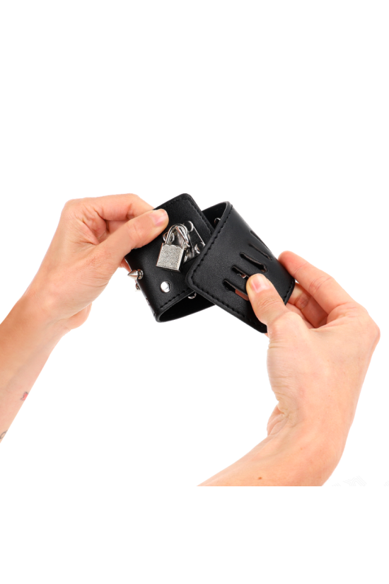 KINK - RESISTENZA DA POLSO PUNK CON PUNTE 25 X 6 CM