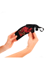 KINK - RESISTENZA DA POLSO SCANDALO DETTAGLI IN PIZZO ROSSO-NERO 24