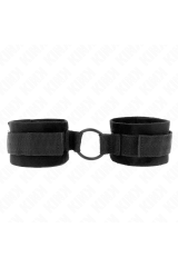 KINK - POLSINI IN PELLICCIA PER PRINCIPIANTI 25 CM CON O-RING 4 CM NERO REGOLABILE 15-25 CM