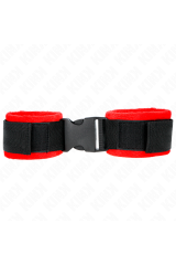 KINK - TENUTA DA POLSO IN NYLON HOOK&LOOP NERA MODELLO 1 AJDUSTABLE 25-35 CM X 6 CM