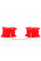 KINK - CINTURINO DA POLSO ELASTICO IN PIZZO ROSSO