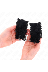 KINK - POLSO ELASTICO IN PIZZO NEGRO