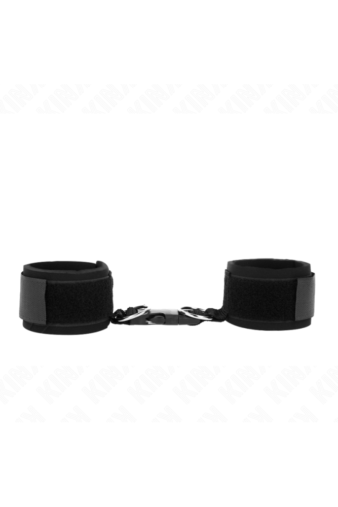KINK - TENUTA DA POLSO IN NEOPRENE CON GANCIO E LOOP NERA REGOLABILE 22-34 CM