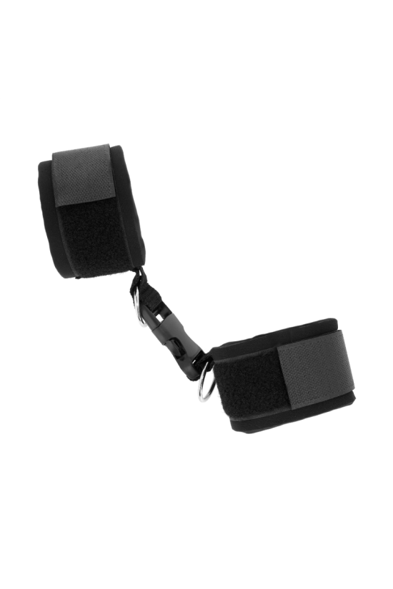 KINK - TENUTA DA POLSO IN NEOPRENE CON GANCIO E LOOP NERA REGOLABILE 22-34 CM