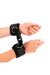 KINK - TENUTA DA POLSO IN NEOPRENE CON GANCIO E LOOP NERA REGOLABILE 22-34 CM