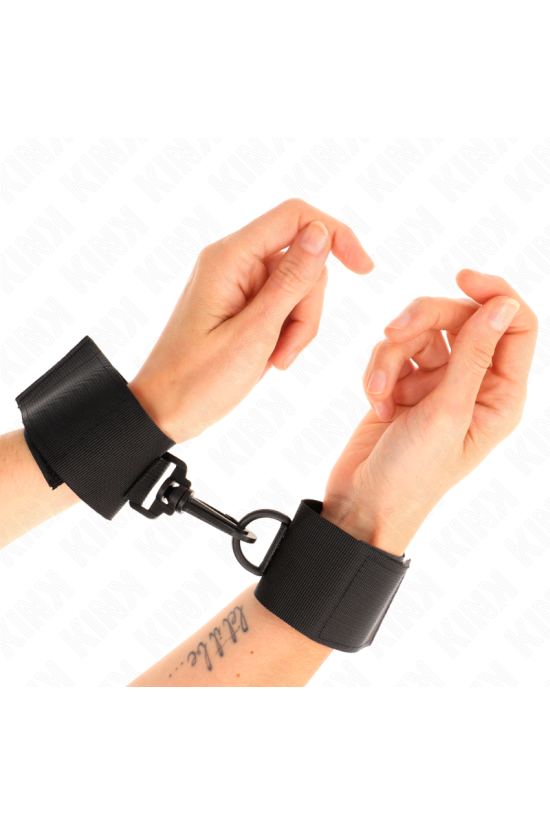 KINK - POGGIPOLSO IN NYLON NERO