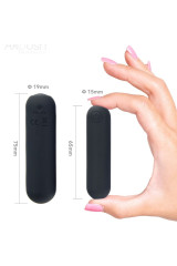 ARMONY -SPLASH HEHE VIBRATORE BULLET IN SILICONE 10 VIBRAZIONI 65 X 15 CM NERO