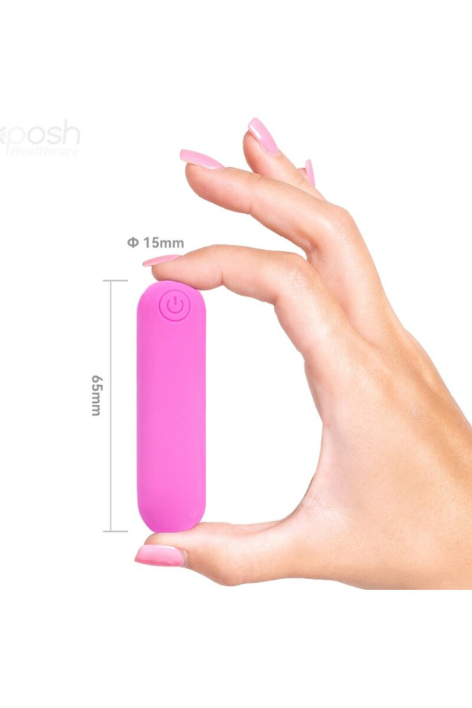 ARMONY - SPLASH HEHE VIBRATORE SPLASH BULLET IN SILICONE 10 VIBRAZIONI 65 X 15 CM ROSA