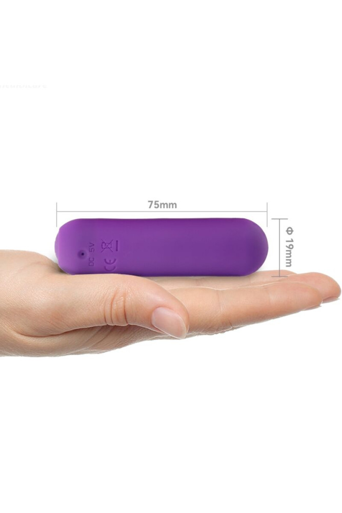 ARMONY - SPLASH HAHA VIBRATORE BULLET IN SILICONE 10 VIBRAZIONI 75 X 19 CM VIOLA