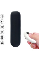 ARMONY - SPLASH JOIE VIBRATORE BULLET IN SILICONE TELECOMANDO 10 VIBRAZIONI 75 X 19 CM NERO