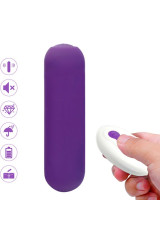 ARMONY - SPLASH JOIE VIBRATORE BULLET TELECOMANDO IN SILICONE 10 VIBRAZIONI 75 X 19 CM VIOLA