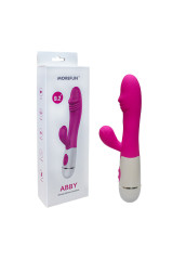 ARMONY - ABBY VIBRATORE E STIMOLATORE 16 VELOCITÀ ROSA