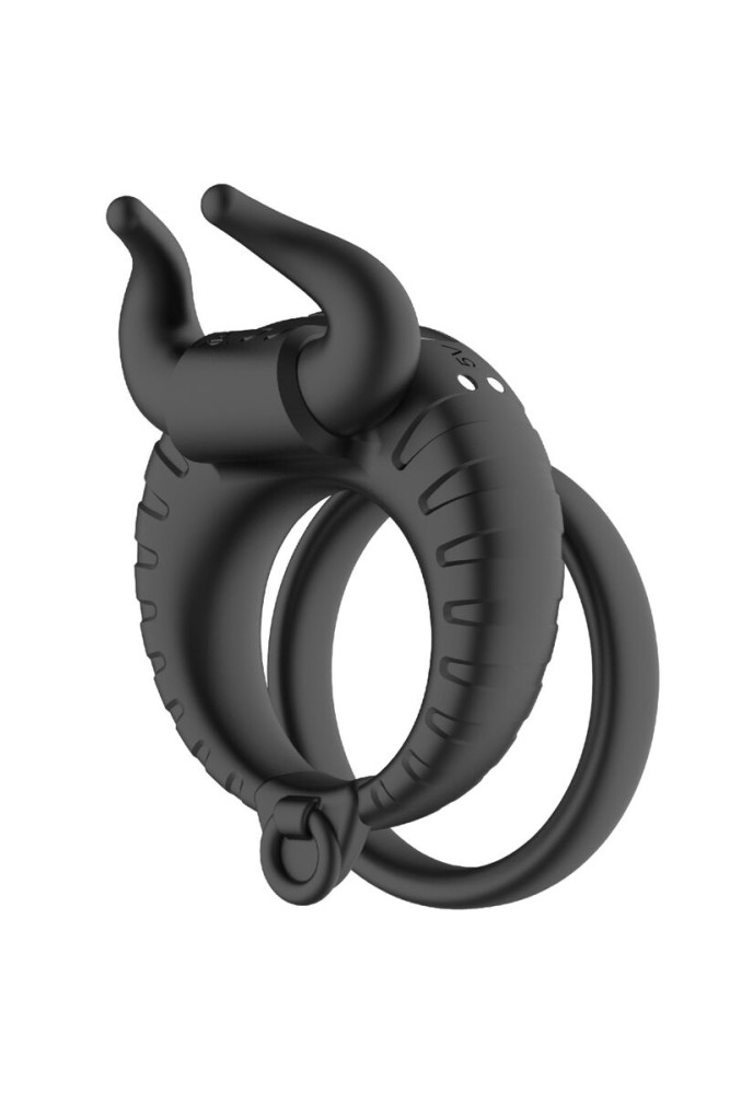 ARMONY - BULL'S PASION VIBRATORE AD ANELLO 10 VELOCITÀ NERO