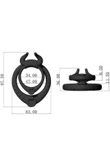 ARMONY - BULL'S PASION ANELLO NERO