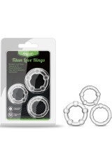 ARMONY - TITAN LOVE ANELLO CON PERLINE CARNE