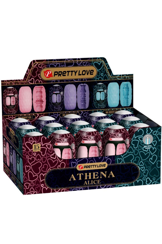 PRETTY LOVE - ATHENA ALICE PACK 15 VARI MASTURBATORI MASCHILI