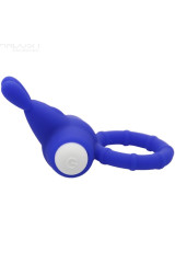 ARMONY - MS BUNNY ANELLO VIBRATORE IN SILICONE BLU