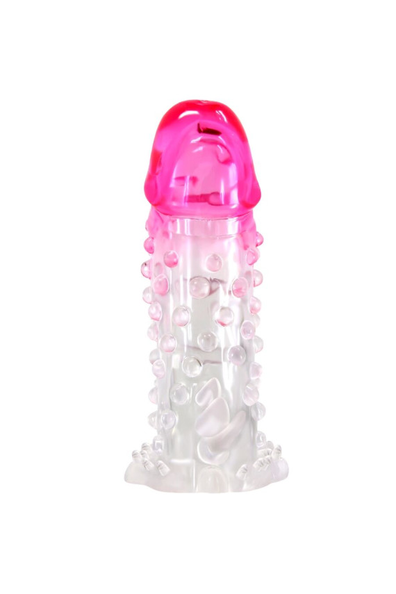 PRETTY LOVE - GUAINA DI ALLARGAMENTO REALISTICA WILFORD CON PENE RILIEVO ROSA