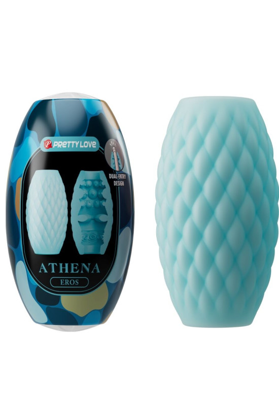 PRETTY LOVE - ATHENA EROS SILICONE MASTURBATORE MASCHILE AZZURRO CIELO