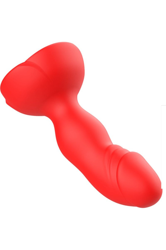 ARMONY - EXTREME A BLOOM VIBRATORE ROSE E TELECOMANDO PLUG ANALE ROSSO