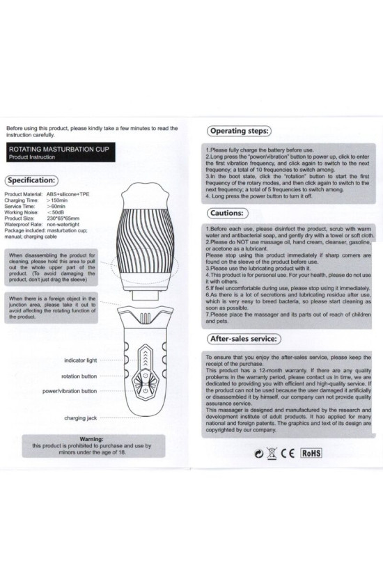 ARMONY - BELUCCI VIBRATORE MASTURBATORE ORALE BIANCO