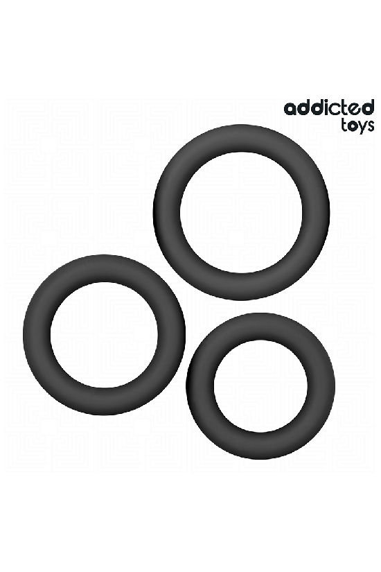 ADDICTED TOYS - SET DI ANELLI IN SILICONE MODELLO 1