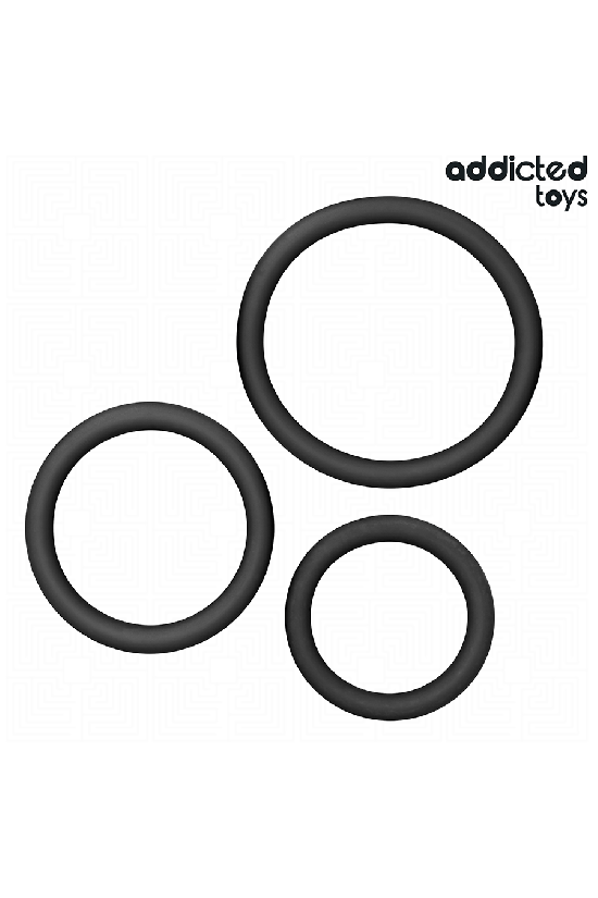 ADDICTED TOYS - SET DI ANELLI IN SILICONE MODELLO 2