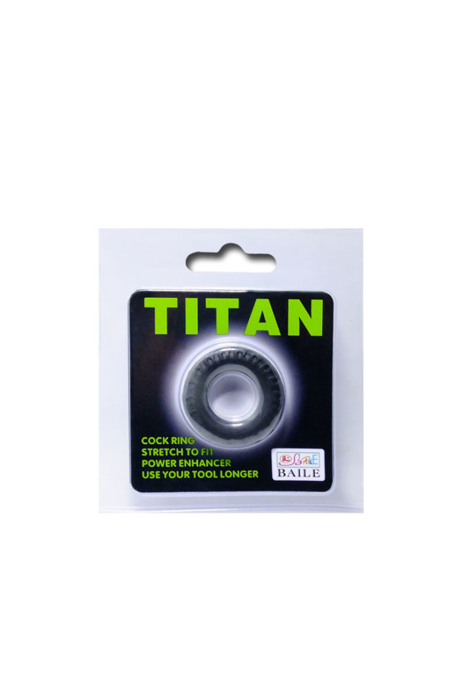 BAILE - COCKRING TITAN NERO VERDE 2 CM