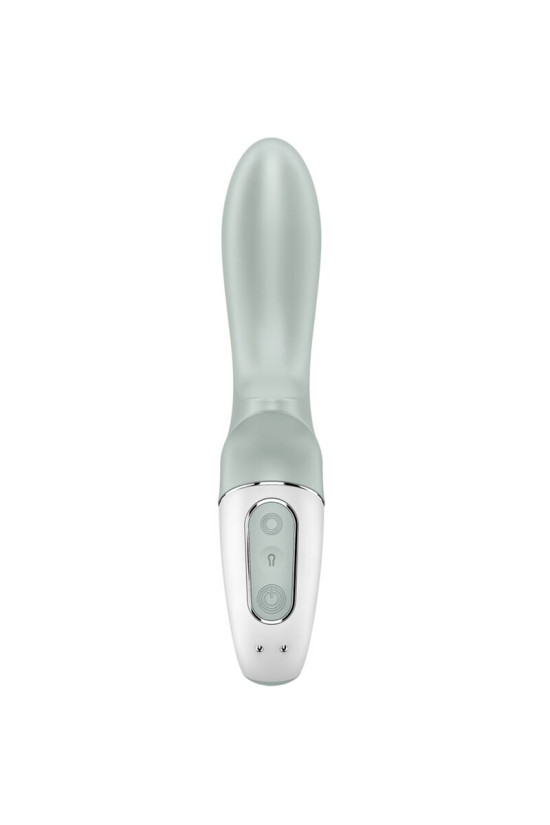 SATISFYER - AIR PUMP BOOTY 3 VIBRATORE ANALE GONFIABILE GRIGIO VERDE