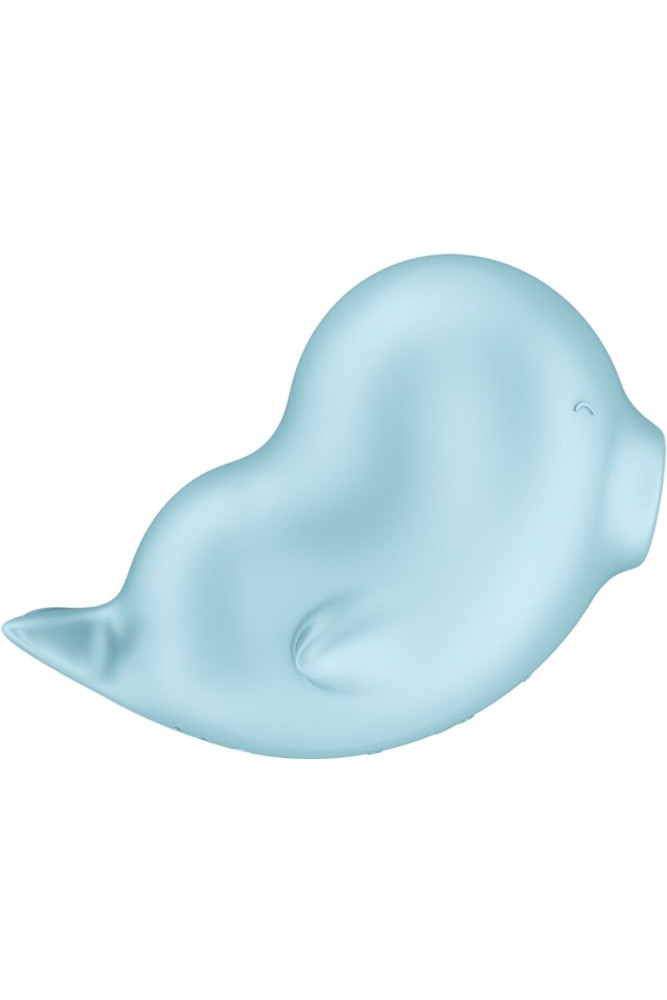 SATISFYER - SASSY SEAL STIMOLATORE E VIBRATORE BLU