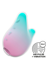 SATISFYER - MERMAID VIBES STIMOLATORE E VIBRATORE MENTA E ROSA