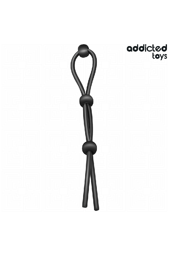ADDICTED TOYS - CORDA IN SILICONE PER IL PENE A TRIPLO ANELLO