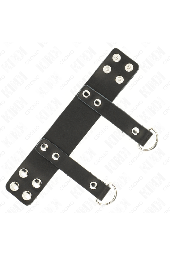 KINK - ANELLO PER PENE CON ANELLI A FORMA DI "D" 18