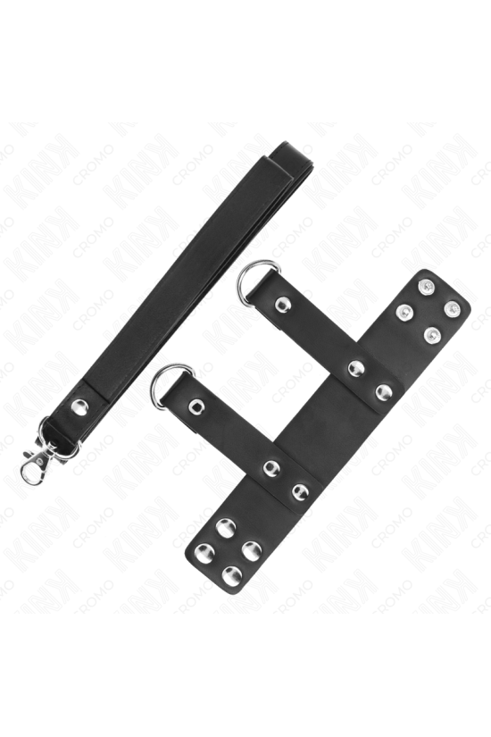 KINK - ANELLO PER PENE CON CINTURINO IN PELLE REGOLABILE