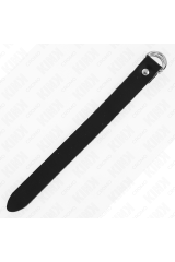 KINK - ANELLO PER PENE IN PELLE CON CHIUSURA A PRESSIONE 22 X 2 CM