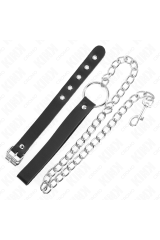 KINK - ANELLO PER PENE IN PELLE CON CINGHIA 21