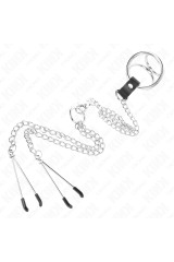 5 CM CON CATENA IN METALLO DA 26 CM E CLIP PER CAPEZZOLI