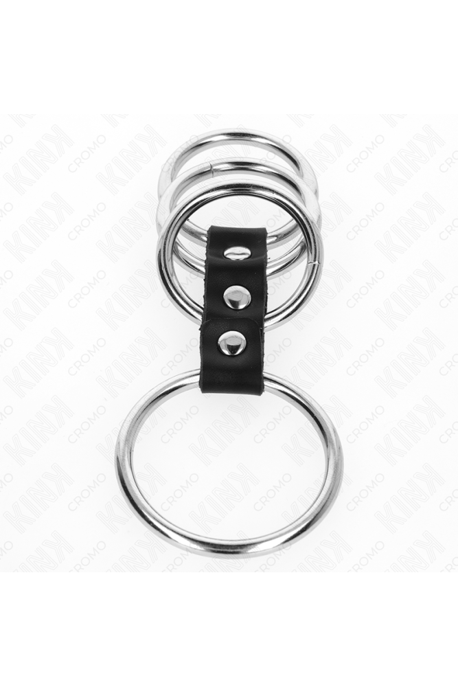 KINK - 4 ANELLI PER PENE IN METALLO DA 3