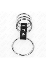 KINK - 4 ANELLI PER PENE IN METALLO DA 3