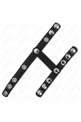 KINK - ANELLO PER PENE CON 3 CINGHIE REGOLABILI PER DIVISORE DELLE PALLE