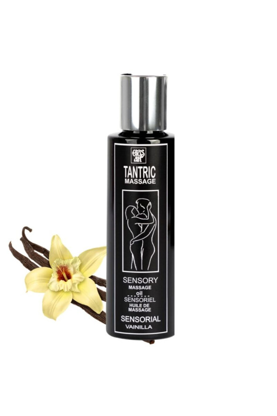 EROS-ART - OLIO DA MASSAGGIO TANTRICO NATURALE E VANIGLIA AFRODISIACA 100 ML