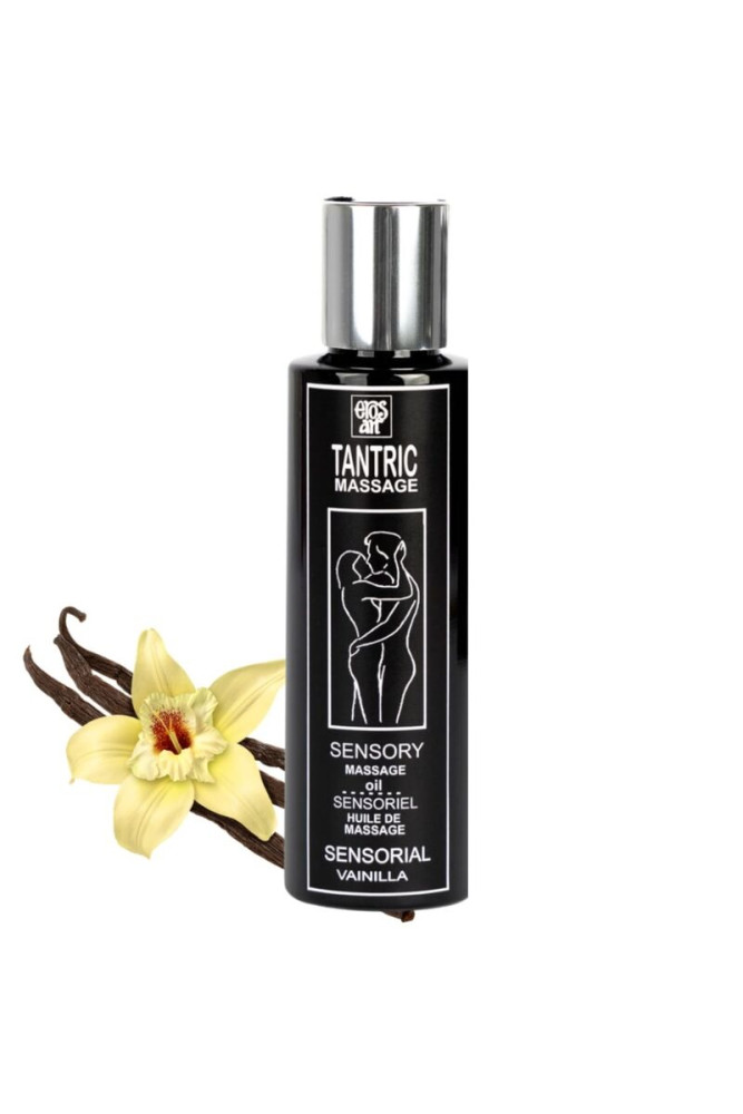 EROS-ART - OLIO DA MASSAGGIO TANTRICO NATURALE E VANIGLIA AFRODISIACA 100 ML